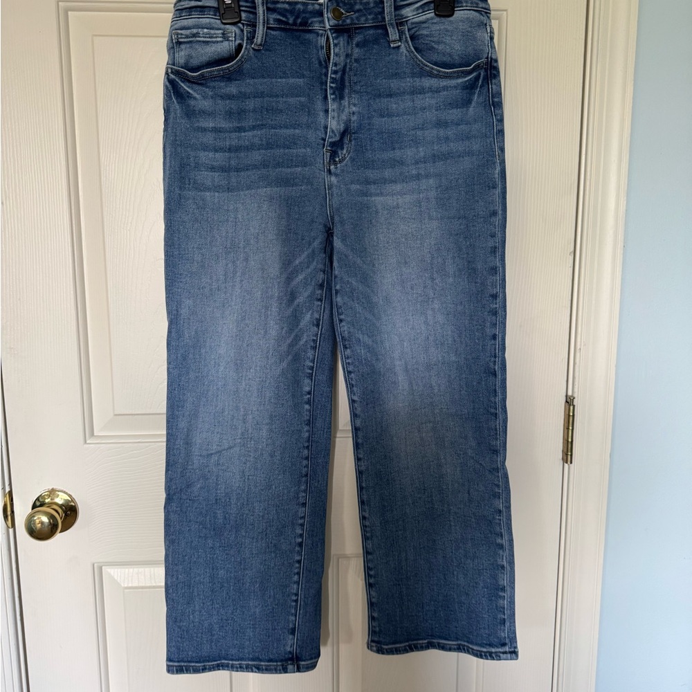 Women's Blue Cropped Jeans